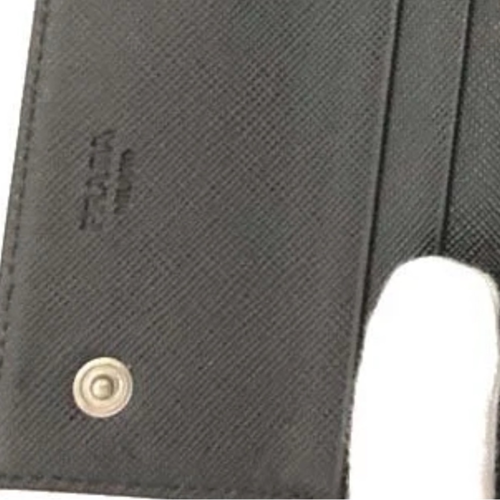 Prada Tessuto Nylon Triangle Prada Logo Black Nylon Wallet Chic Fashion Handmade - Picture 12 of 13